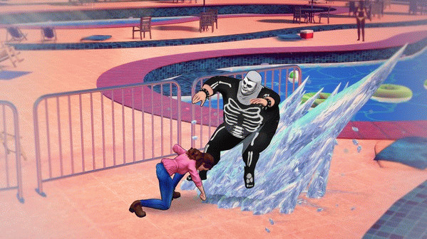 Игра Cobra Kai: The Karate Kid Saga Continues, скриншот