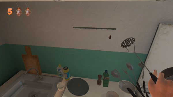 Игра Cockroach Simulator, скриншот