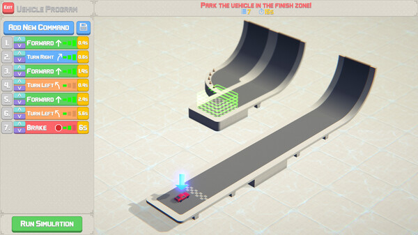 Игра Code Racer, скриншот