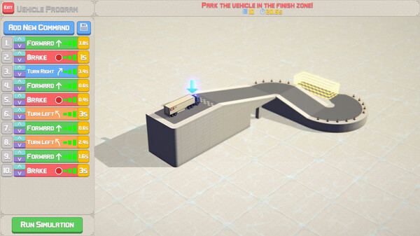 Игра Code Racer, скриншот