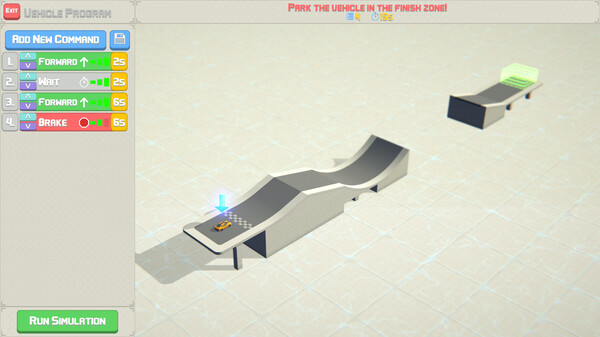 Игра Code Racer, скриншот