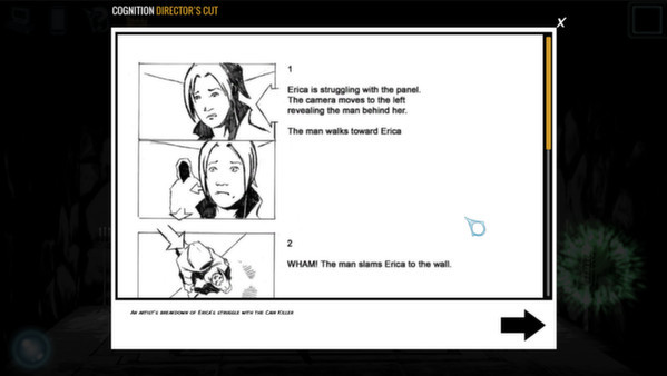 Игра Cognition: An Erica Reed Thriller, скриншот