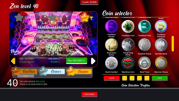 Игра Coin Pusher Casino, скриншот