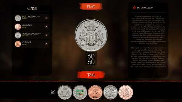 Игра COINS BATTLE, скриншот
