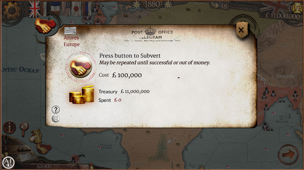 Игра Colonial Conquest, скриншот