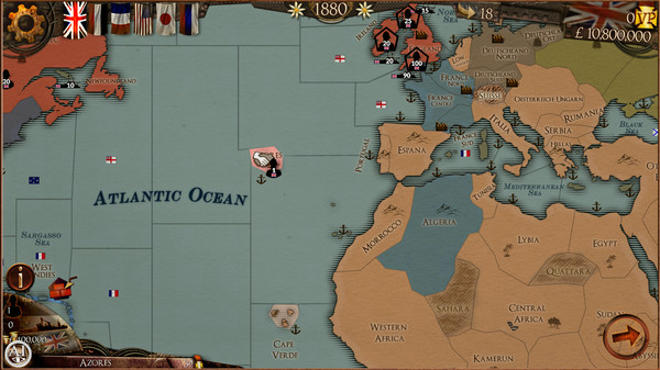 Игра Colonial Conquest, скриншот