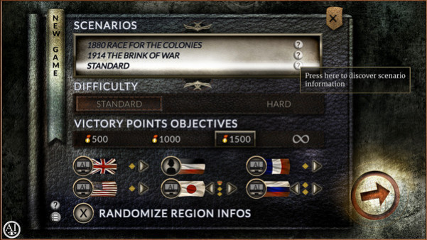 Игра Colonial Conquest, скриншот