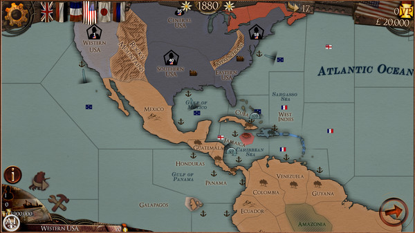 Игра Colonial Conquest, скриншот
