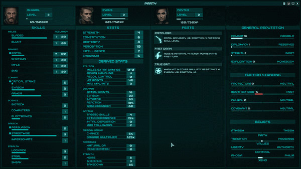 Игра Colony Ship: A Post-Earth Role Playing Game, скриншот