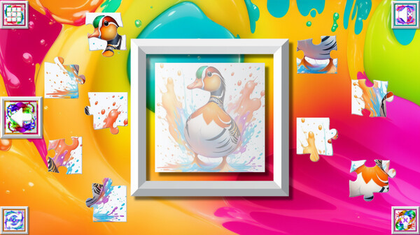 Игра Color Splash: Birds, скриншот
