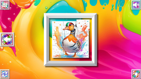 Игра Color Splash: Birds, скриншот