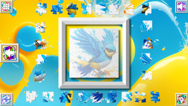Игра Color Splash: Birds, скриншот