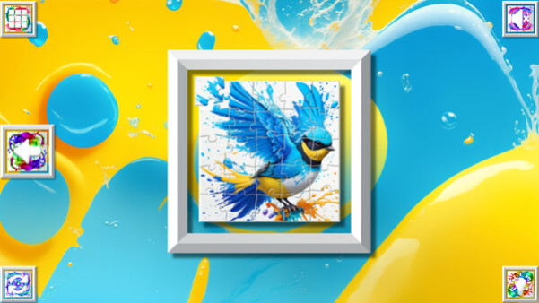 Игра Color Splash: Birds, скриншот