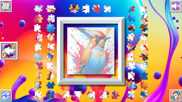 Игра Color Splash: Birds, скриншот