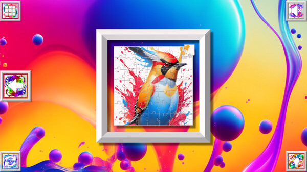 Игра Color Splash: Birds, скриншот