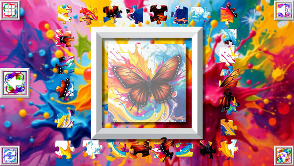 Игра Color Splash: Butterflies, скриншот