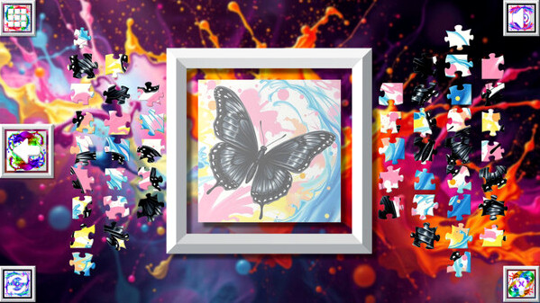 Игра Color Splash: Butterflies, скриншот