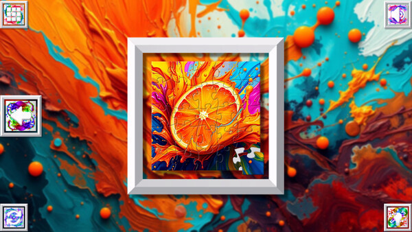 Игра Color Splash: Fruits, скриншот