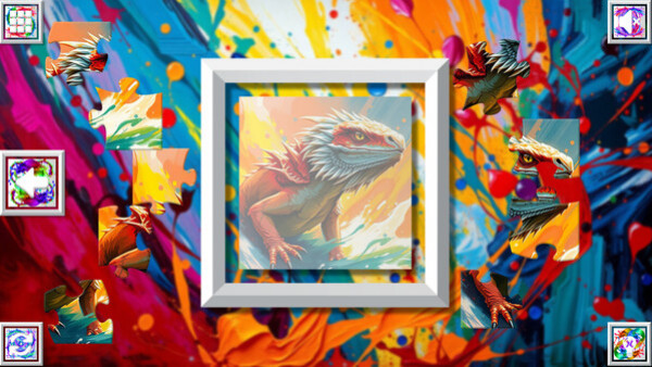 Игра Color Splash: Reptiles, скриншот