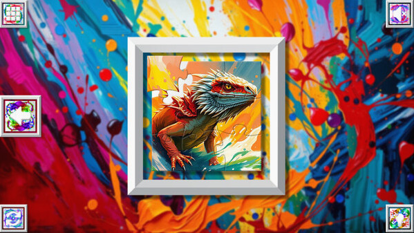 Игра Color Splash: Reptiles, скриншот