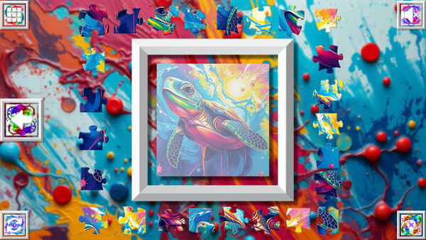 Игра Color Splash: Reptiles, скриншот