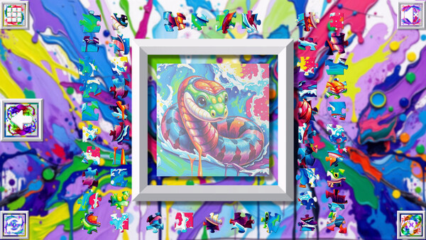 Игра Color Splash: Reptiles, скриншот