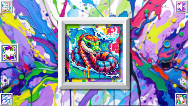 Игра Color Splash: Reptiles, скриншот