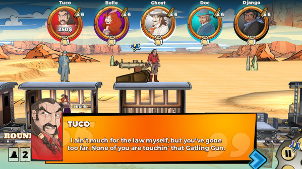 Игра Colt Express, скриншот