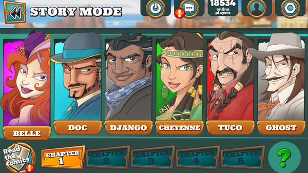 Игра Colt Express, скриншот