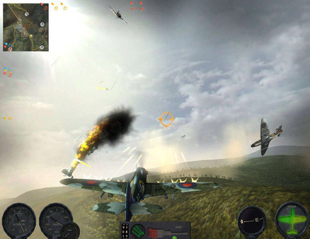 Игра Combat Wings: Battle of Britain, скриншот