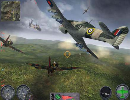 Игра Combat Wings: Battle of Britain, скриншот