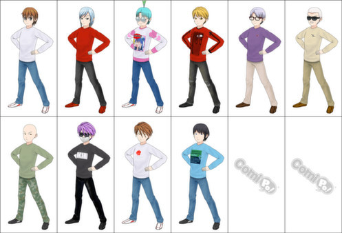 Игра ComiPo! Casual Wear, скриншот