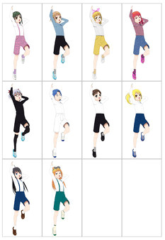 Игра ComiPo!: Kids Dressy, скриншот
