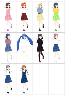 Игра ComiPo!: Kids Dressy, скриншот
