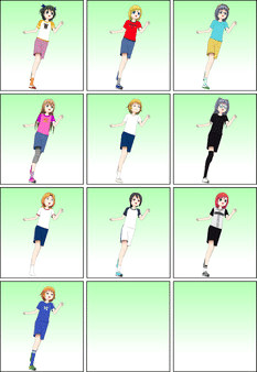 Игра ComiPo!: Kids Sporty, скриншот