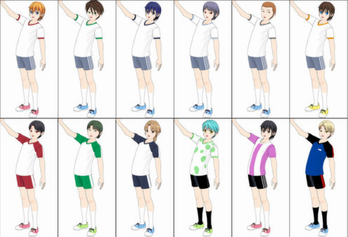 Игра ComiPo! Summer Uniform & Sportswear, скриншот