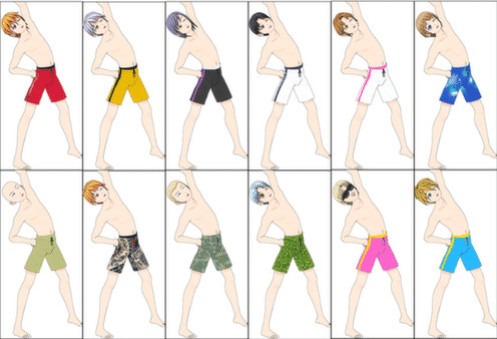 Игра ComiPo! Swim Wear, скриншот