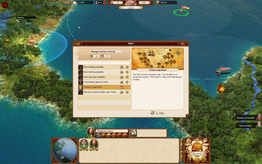 Игра Commander: Conquest of the Americas - Pirate Treasure Chest, скриншот