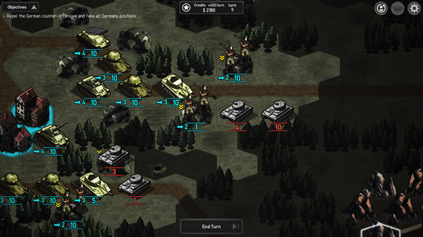 Игра Commander: World War II, скриншот