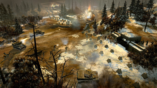 Игра Company of Heroes 2 - Ardennes Assault: Fox Company Rangers, скриншот