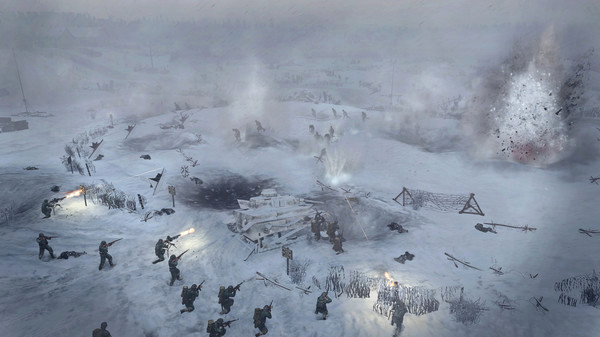 Игра Company of Heroes 2 - Ardennes Assault: Fox Company Rangers, скриншот