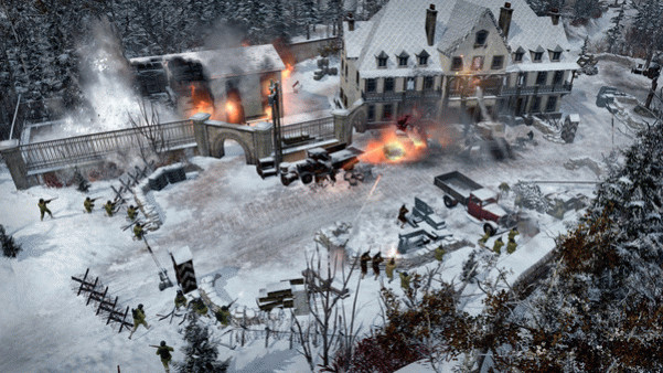 Игра Company of Heroes 2 - Ardennes Assault: Fox Company Rangers, скриншот