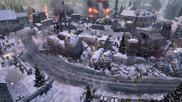 Игра Company of Heroes 2 - Ardennes Assault, скриншот