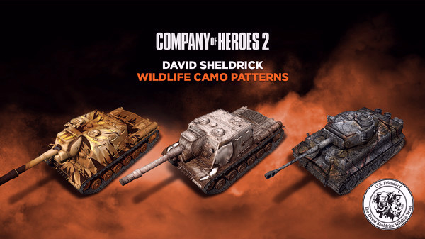 Игра Company of Heroes 2 - David Sheldrick Trust Charity Pattern Pack, скриншот