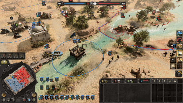 Игра Company of Heroes 3: Endure & Defy, скриншот