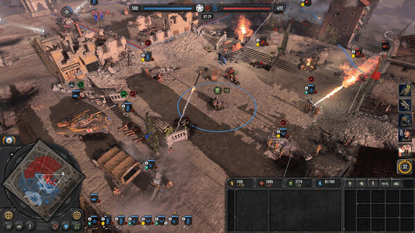 Игра Company of Heroes 3: Endure & Defy, скриншот