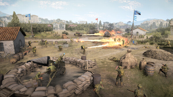 Игра Company of Heroes 3: Hammer & Shield Battlegroup DLC, скриншот