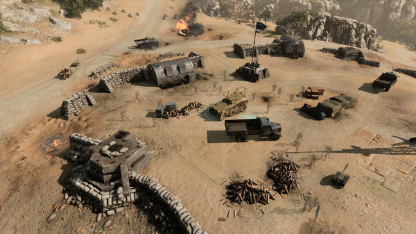 Игра Company of Heroes 3: Stealth & Stronghold, скриншот