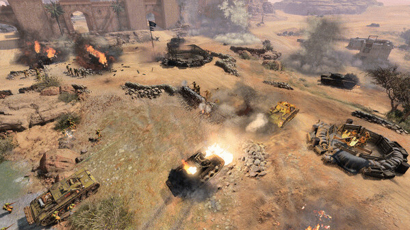 Игра Company of Heroes 3: Stealth & Stronghold, скриншот
