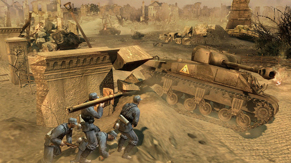 Игра Company of Heroes: Opposing Fronts, скриншот